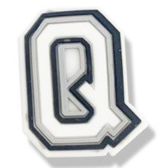 Letter Q Croc Charm - Picture 1 of 1